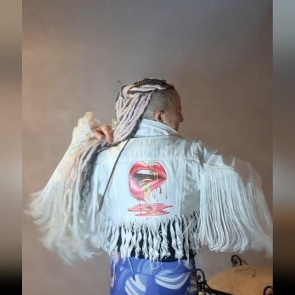 FREE SHIPPING HOT MAMACITA This JACKET IS "Rockin" BEAUTIFUL - Picture 8 of 15